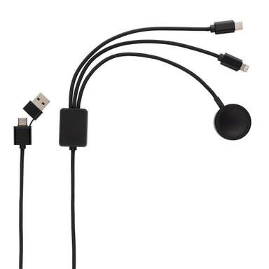 Terra RCS rPET 6-in-1 oplaadkabel met iWatch lader