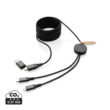 Terra RCS gerecycled PET 3 meter  4-in-1 kabel