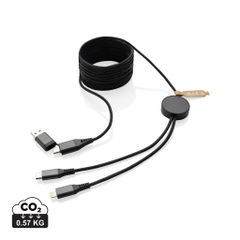 Terra RCS gerecycled PET 3 meter  4-in-1 kabel