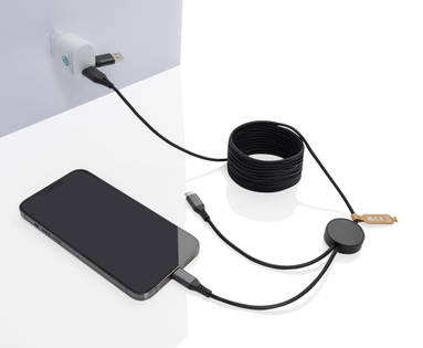 Terra RCS gerecycled PET 3 meter  4-in-1 kabel