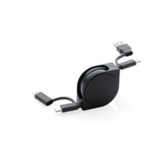 RCS standaard recycled plastic and TPE 6-in-1 kabel