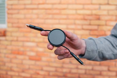 Terra RCS gerecycled aluminium uittrekbare 6-in-1-kabel