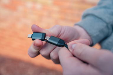 Terra RCS gerecycled aluminium uittrekbare 6-in-1-kabel