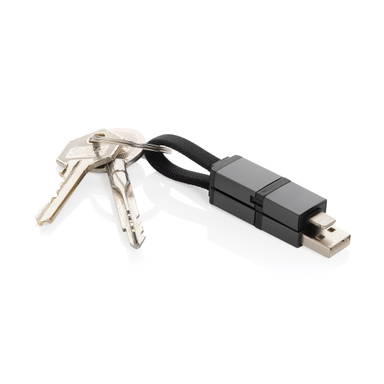 Terra gerecycled aluminium 4 in 1 60W snellaadkabel