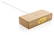 Bamboe alarmklok met 5W draadloze oplader