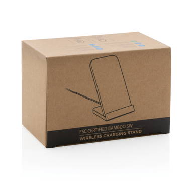 Bamboe 5W draadloze oplaadstandaard