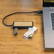 Link RCS gerecycled plastic en bamboe dubbeleUSB-hub