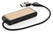 Link RCS gerecycled plastic en bamboe dubbeleUSB-hub