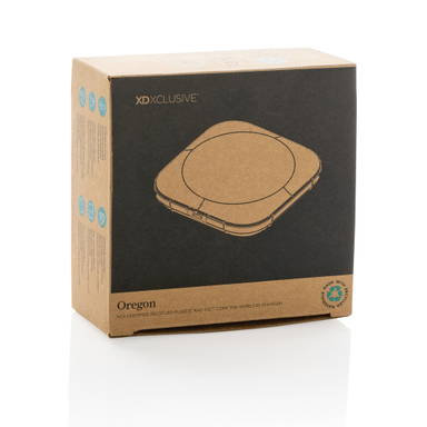 Oregon RCS gerecycled plastic en kurk 10W draadloze lader