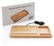 Bamboe desk organizer met 5W draadloze oplader