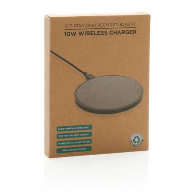 RCS standaard recycled plastic 10W draadloze lader