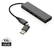 Terra RCS gerecycled aluminium hub met 3 USB-poorten