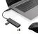 Terra RCS gerecycled aluminium hub met 3 USB-poorten