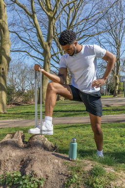 4-delige elastische fitnessbanden in etui