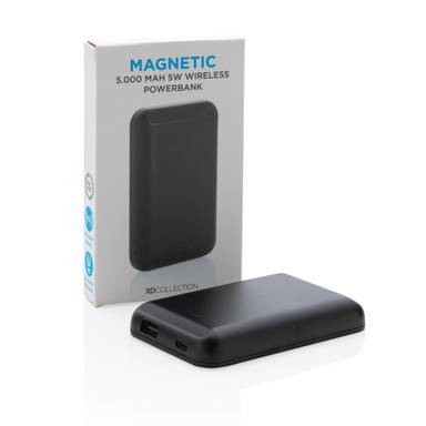 Magnetische 5000 mAh 5W draadloze powerbank