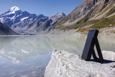 Skywave RCS gerecyclede kunststof zonne-powerbank 10000 mAh