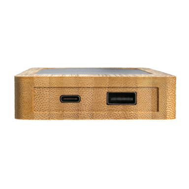 Sunwick 10.000 mAh bamboe solar powerbank
