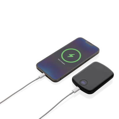 MagBoost gerecycled plastic 5000 mah magnetische powerbank