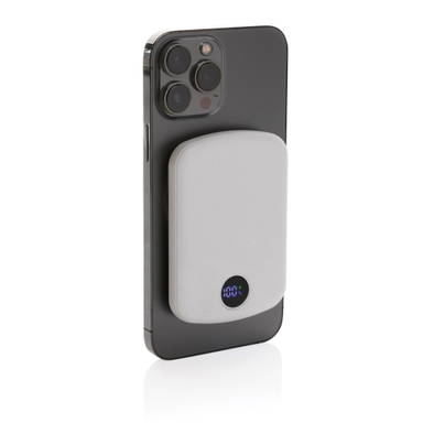 MagBoost gerecycled plastic 5000 mah magnetische powerbank