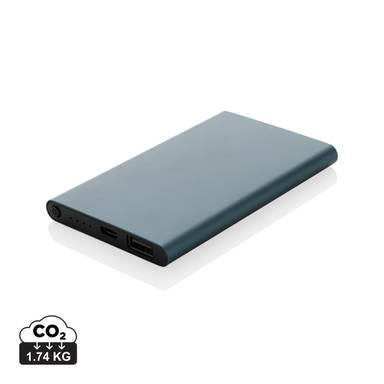 RCS gerecycled plastic/alu 4000 mah powerbank met type C
