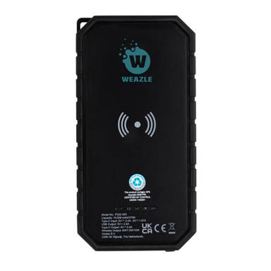 RCS recycled plastic solar powerbank 10W Wireless