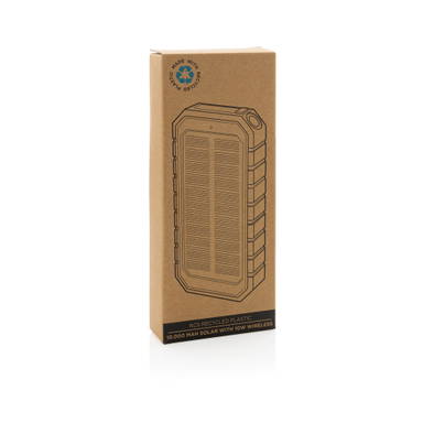 RCS recycled plastic solar powerbank 10W Wireless