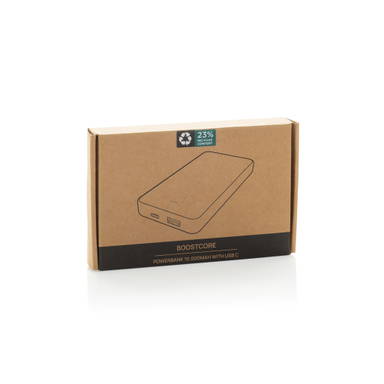 Boostcore RCS recycled plastic powerbank 10.000mAh met USB