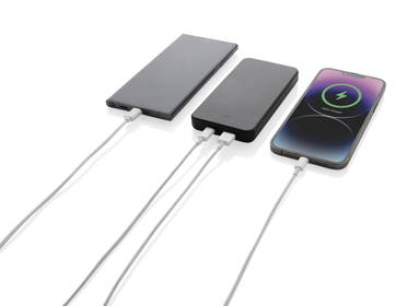 Boostcore RCS recycled plastic powerbank 10.000mAh met USB