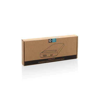Turbopack RCS rplastic powerbank 10.000 ingebouwde kabels