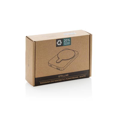 Stellar RCS rplastic 5000 mah 5W magnetische powerbank
