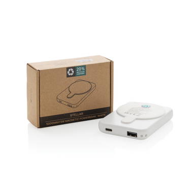 Stellar RCS rplastic 5000 mah 5W magnetische powerbank