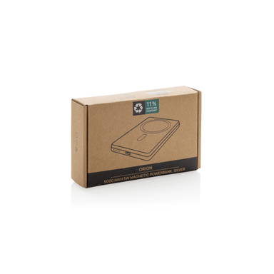 Orion RCS r-aluminium 5000 mah 5W magnetische powerbank