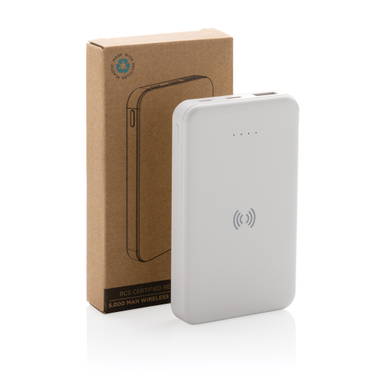 RCS gerecycled plastic 5.000 mAh 5W draadloze powerbank