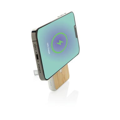 Zen RCS rplastic 5000 mah 5W magnetische bamboe powerbank