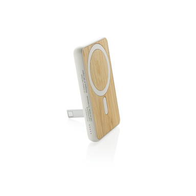 Zen RCS rplastic 5000 mah 5W magnetische bamboe powerbank