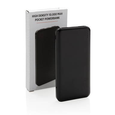 High density 10.000 mAh zakformaat powerbank