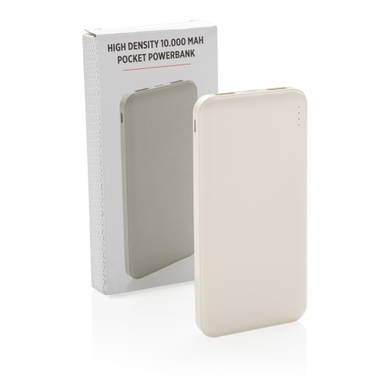 High density 10.000 mAh zakformaat powerbank