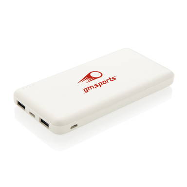 High density 10.000 mAh zakformaat powerbank