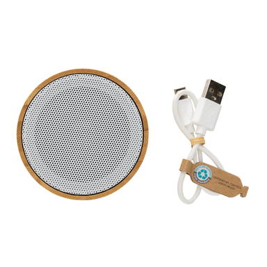 RCS gereycled plastic en bamboe 3W draadloze luidspreker
