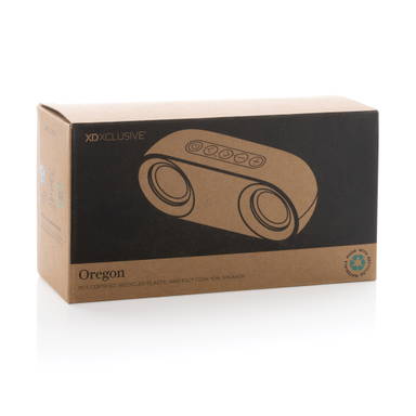 Oregon RCS gerecycled plastic en kurk 10W speaker