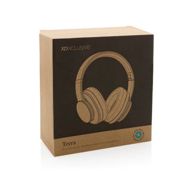 Terra RCS gerecycled aluminium hoofdtelefoon