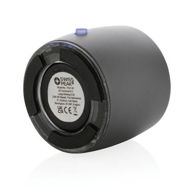 Swiss Peak RCS gerecycled aluminium 3W bass speaker