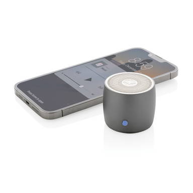 Swiss Peak RCS gerecycled aluminium 3W bass speaker