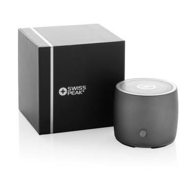 Swiss Peak RCS gerecycled aluminium 3W bass speaker