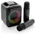 Singvibe RCS gerecycled plastic karaokeset met 2 microfoons