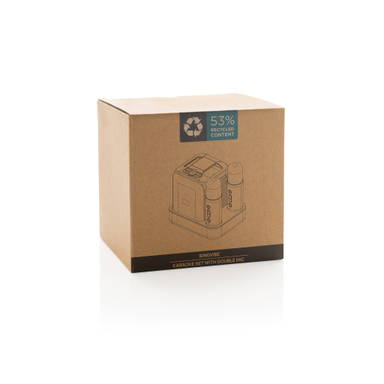 Singvibe RCS gerecycled plastic karaokeset met 2 microfoons