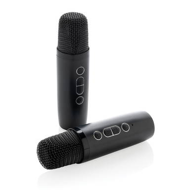 Singvibe RCS gerecycled plastic karaokeset met 2 microfoons