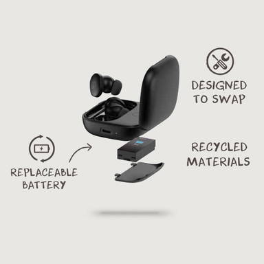 Lakewood RCS gerecycled en repareerbare draadloze oordopjes