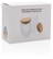 Dubbelwandig borosilicaatglas met bamboe deksel 350ml set
