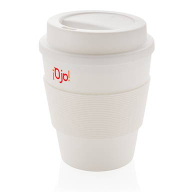 Herbruikbare koffiebeker met schroefdop 350ml